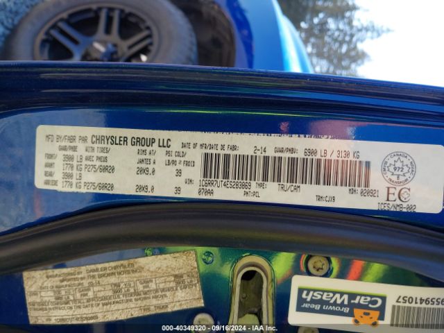 1C6RR7UT4ES283869 RAM 1500 Sport