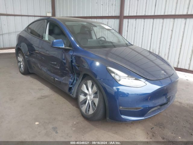 2022 TESLA MODEL Y 7SAYGDEE9NF344982