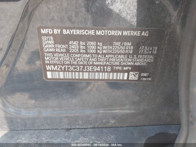 WMZYT3C37J3E94118 Mini Countryman Cooper S