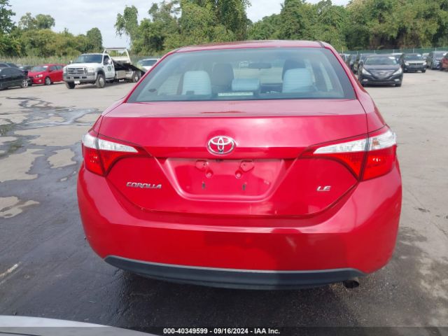 2T1BURHE0GC578665 Toyota COROLLA LE