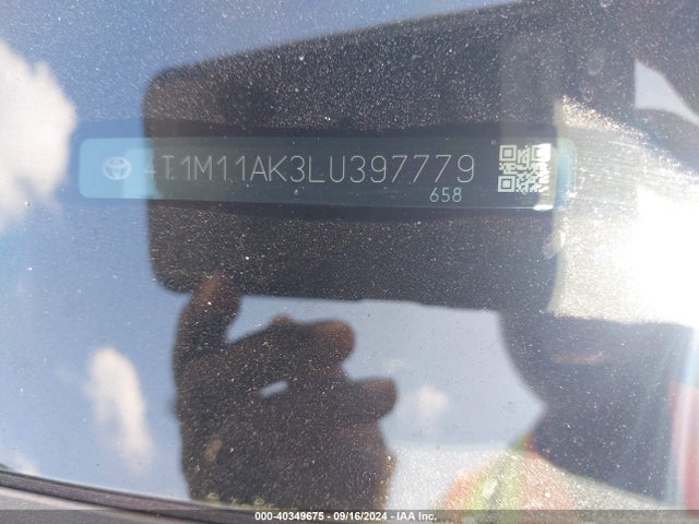 Toyota CAMRY SE 2020 4T1M11AK3LU397779 Image 9