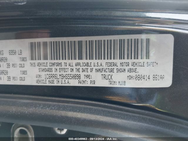 1C6RR6LM9HS550898 RAM 1500 Big Horn  4x2 5'7 Box