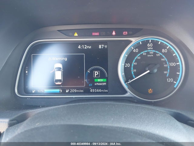 1N4BZ1CP1KC310162 Nissan Leaf Sv Plus