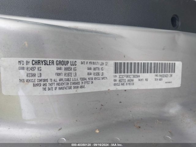 2012 FIAT 500 3C3CFFBR3CT382904 Photo 8