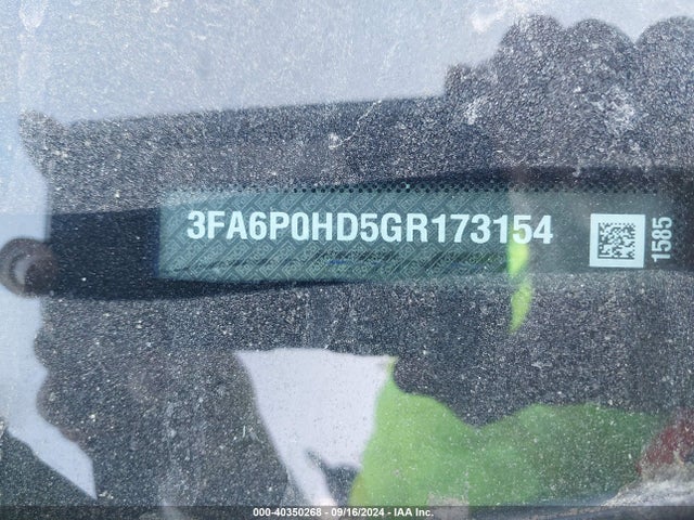 Ford FUSION SE 2016 3FA6P0HD5GR173154 Image 9