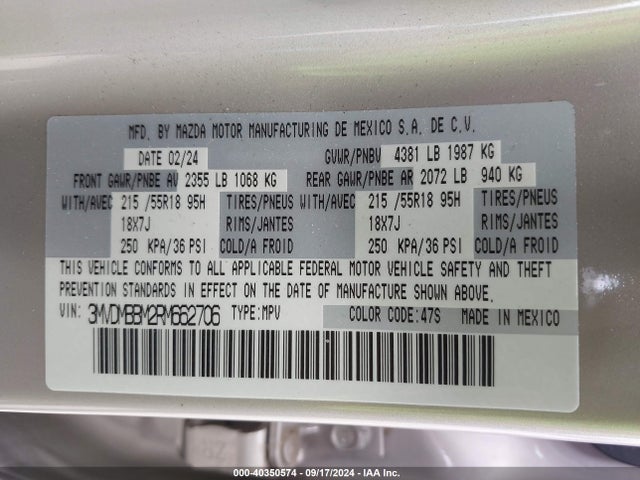 Mazda Cx-30 2.5 S Select Sport 2024 3MVDMBBM2RM662706 Image 9