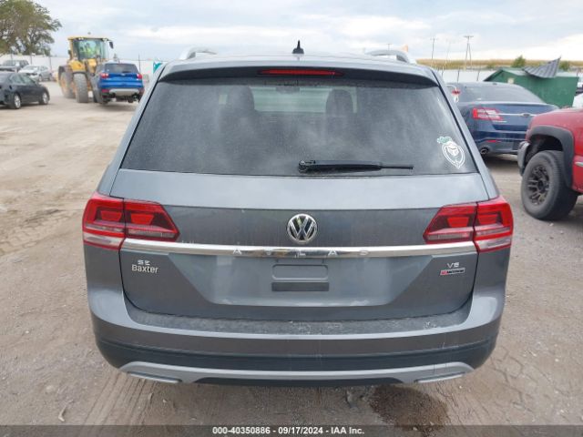 1V2LR2CA8JC503213 Volkswagen Atlas 3.6l V6 Se/3.6l V6 Se W/technology