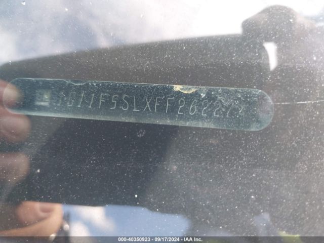 1G11F5SLXFF262274 Chevrolet Malibu 1lz
