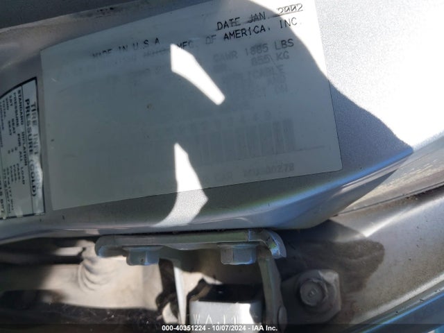 2002 MITSUBISHI GALANT 4A3AA46G02E099449 Photo 8