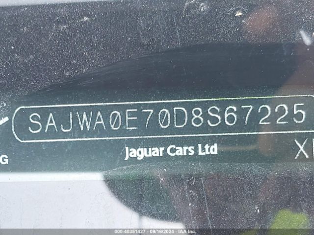 2013 JAGUAR XF SAJWA0E70D8S67225 Photo 8