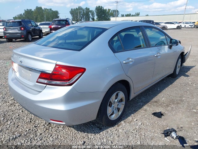 Honda Civic Lx 2014 2HGFB2F53EH514268 Image 4
