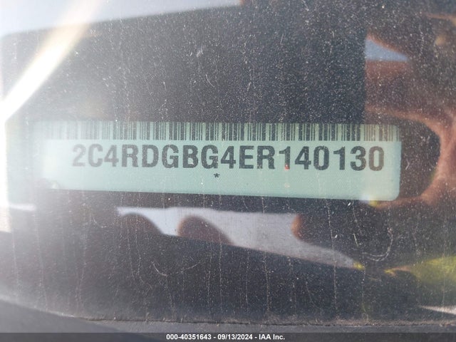 2C4RDGBG4ER140130 Dodge Grand Caravan Se/sxt
