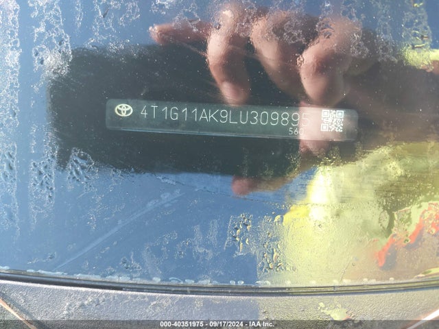 Toyota CAMRY SE 2020 4T1G11AK9LU309895 Image 9