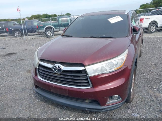 5TDDKRFHXFS077963 Toyota Highlander Limited V6