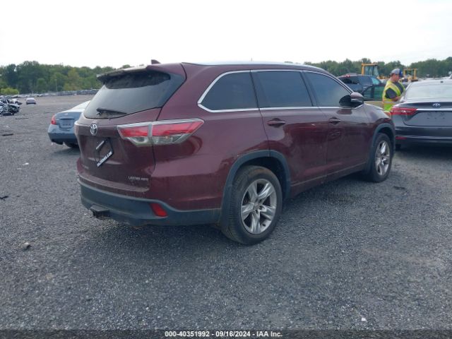 5TDDKRFHXFS077963 Toyota Highlander Limited V6