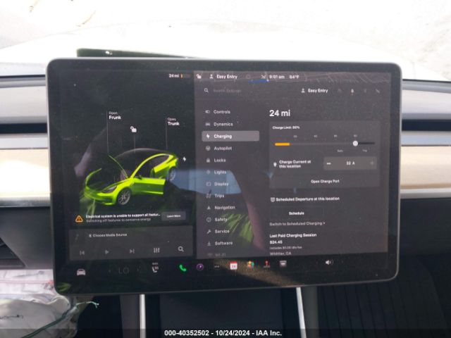 5YJ3E1EA4KF395861 Tesla Model 3 Long Range/mid Range/standard Range/standard Range Plus