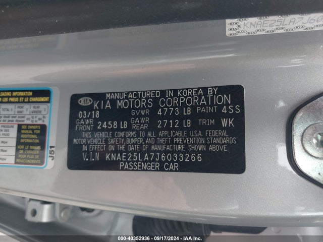 KIA Stinger Premium 2018 KNAE25LA7J6033266 Image 9