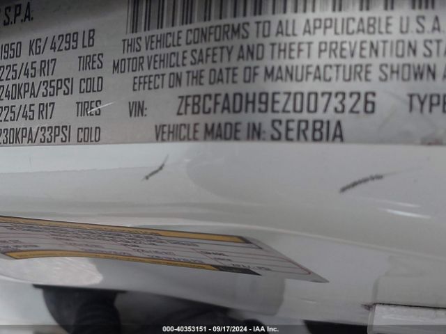 ZFBCFADH9EZ007326 Fiat 500L TREKKING