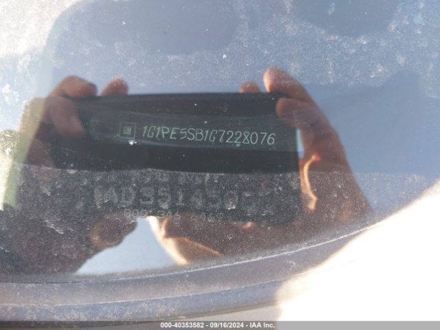 1G1PE5SB1G7228076 Chevrolet Cruze Limited 1lt Auto