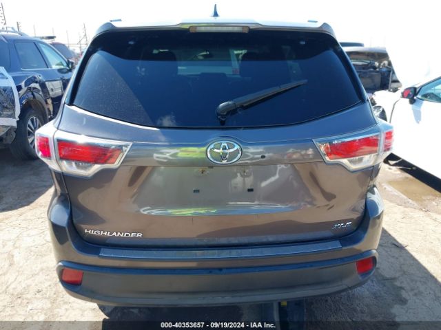5TDKKRFH5GS123983 Toyota Highlander Xle V6