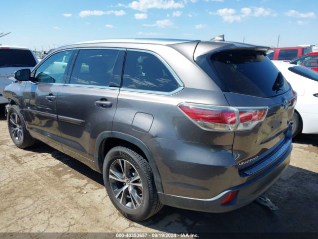 5TDKKRFH5GS123983 Toyota Highlander Xle V6