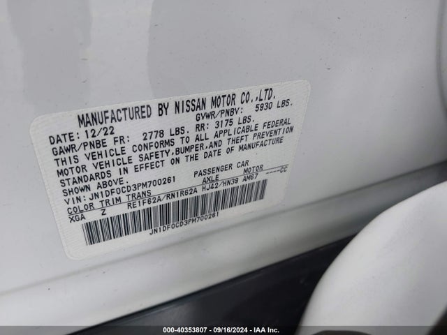 Nissan Ariya Platinum+ 2023 JN1DF0CD3PM700261 Image 9