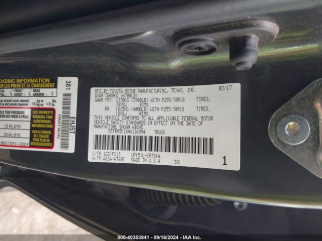 5TFRM5F18HX116994 Toyota Tundra Sr5 4.6l V8