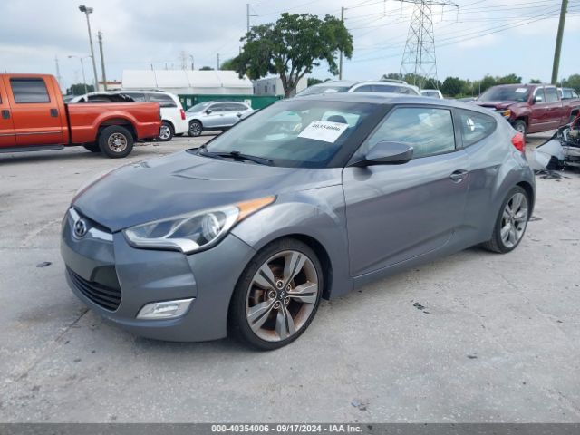 KMHTC6AD9EU192541 Hyundai Veloster Base W/black