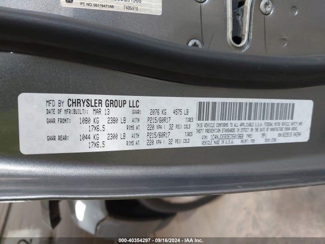 1C4NJDEB3ED501968 Jeep Compass Latitude