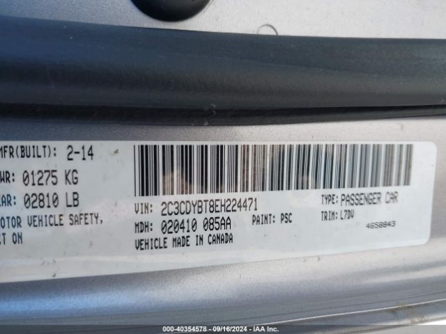 2C3CDYBT8EH224471 Dodge Challenger R/t
