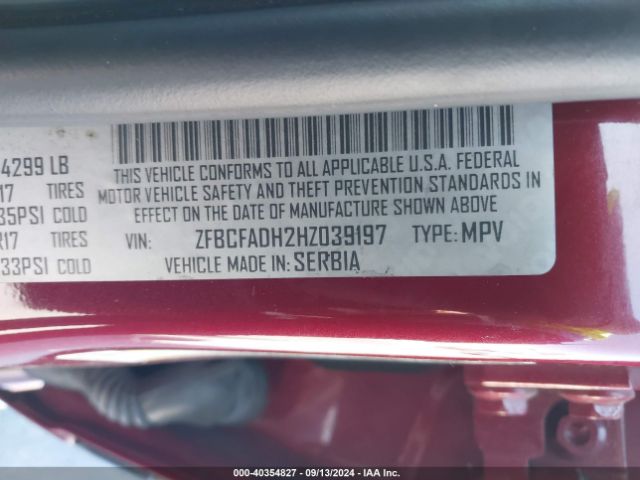 ZFBCFADH2HZ039197 Fiat 500L TREKKING