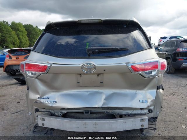 5TDKKRFH2FS079049 Toyota Highlander Xle V6