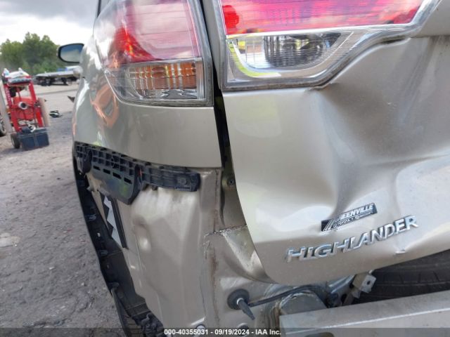 5TDKKRFH2FS079049 Toyota Highlander Xle V6
