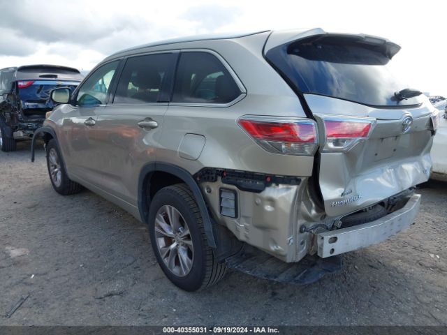 5TDKKRFH2FS079049 Toyota Highlander Xle V6