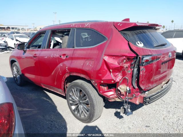 5TDFARAH5LS000836 Toyota Highlander Hybrid Platinum
