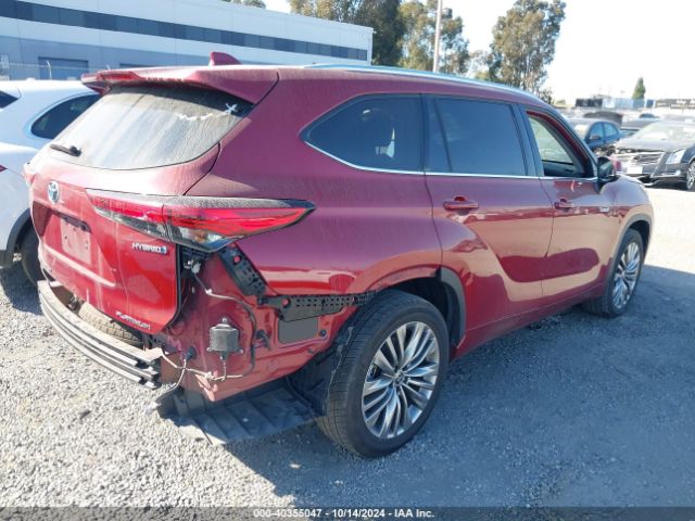 5TDFARAH5LS000836 Toyota Highlander Hybrid Platinum