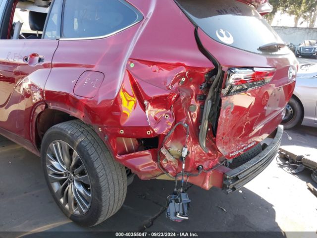 5TDFARAH5LS000836 Toyota Highlander Hybrid Platinum