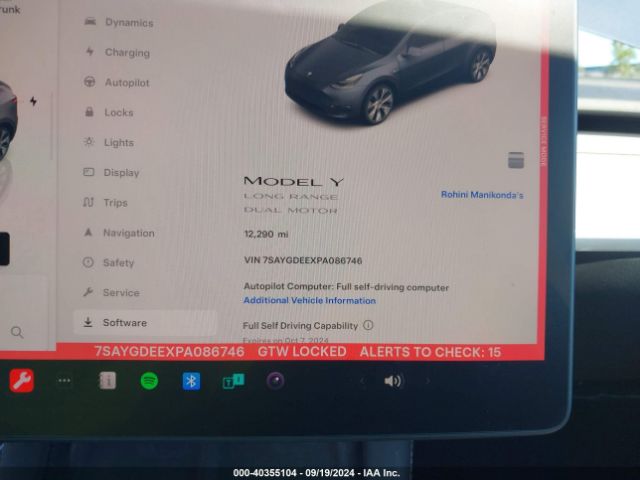 7SAYGDEEXPA086746 Tesla Model Y