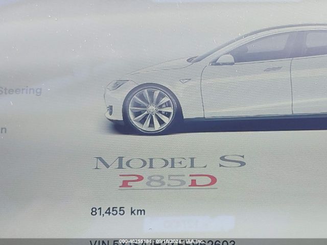 5YJSA1H2XEFP62603 Tesla Model S P85d