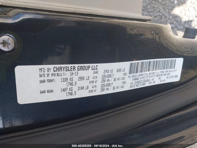 Dodge Grand Caravan Sxt 2014 2C4RDGCG1ER202646 Image 9