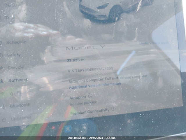 2023 TESLA MODEL Y 7SAYGDEE6PA128653 Photo 6