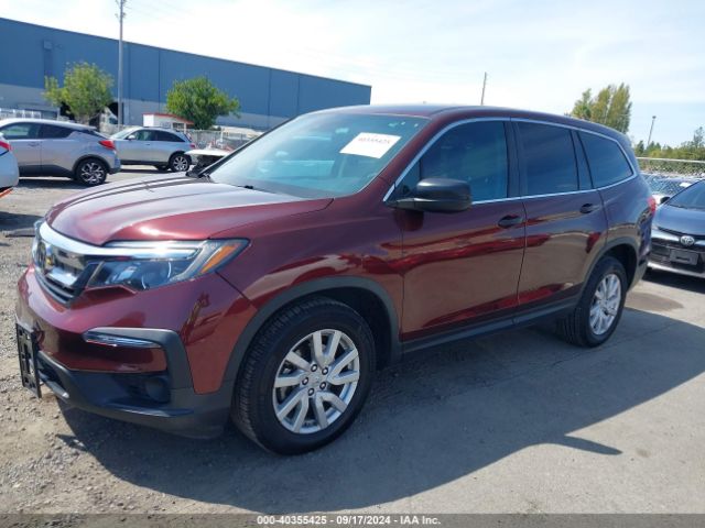 5FNYF6H19KB009480 Honda PILOT LX