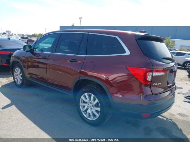 5FNYF6H19KB009480 Honda PILOT LX