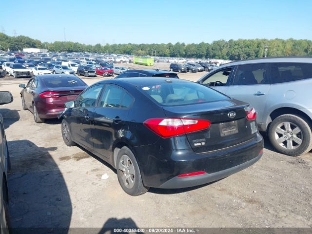KNAFK4A63F5407057 KIA FORTE LX