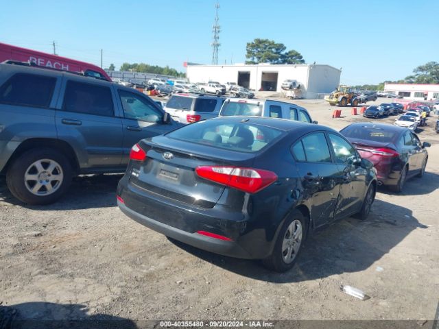 KNAFK4A63F5407057 KIA FORTE LX