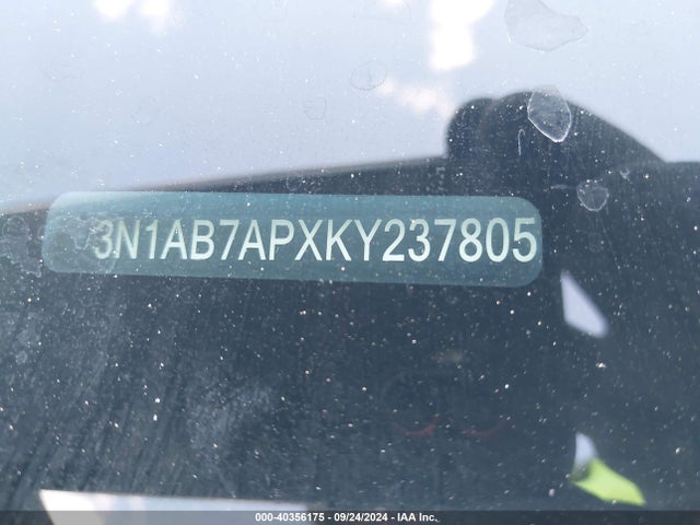 Nissan SENTRA SV 2019 3N1AB7APXKY237805 Image 9