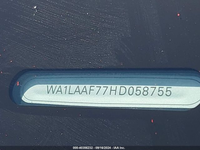 WA1LAAF77HD058755 Audi Q7 3.0t Premium