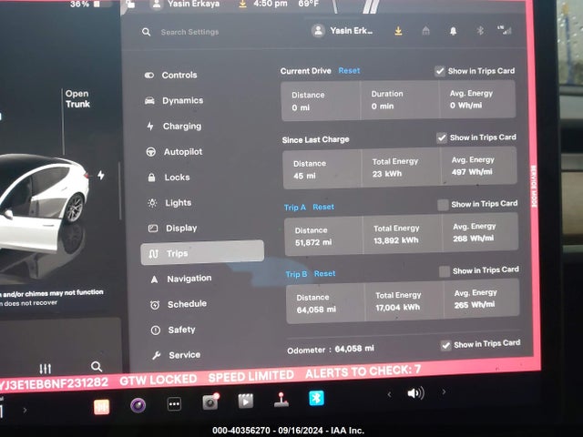 2022 TESLA MODEL 3 5YJ3E1EB6NF231282 Photo 6