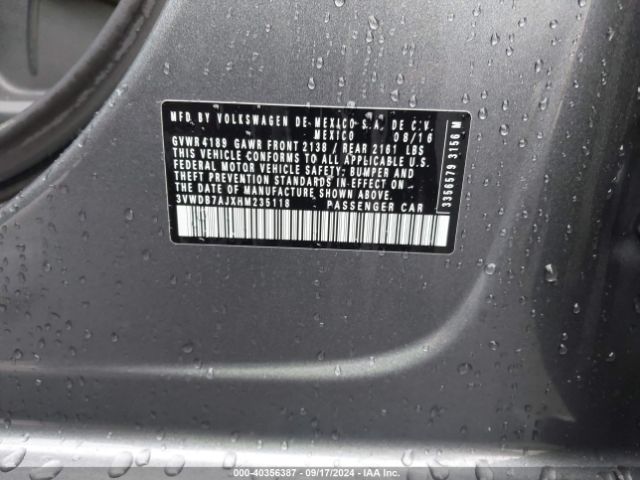 3VWDB7AJXHM235118 Volkswagen Jetta 1.4t Se