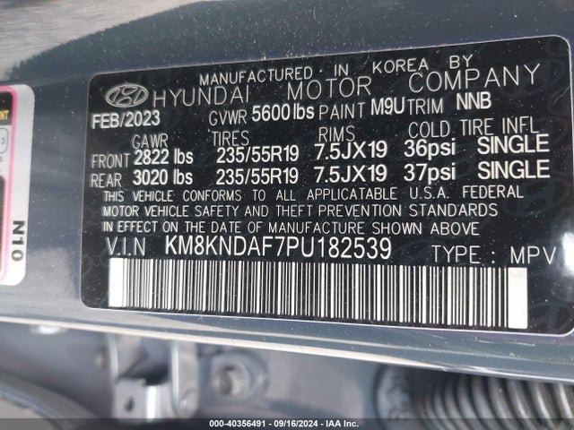 Hyundai Ioniq 5 Sel 2023 KM8KNDAF7PU182539 Image 9